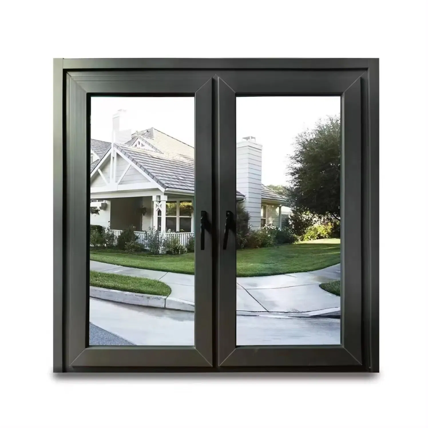 High Quality Customized Casement Windows Soundproof Aluminum Swing Window Design with Low Price