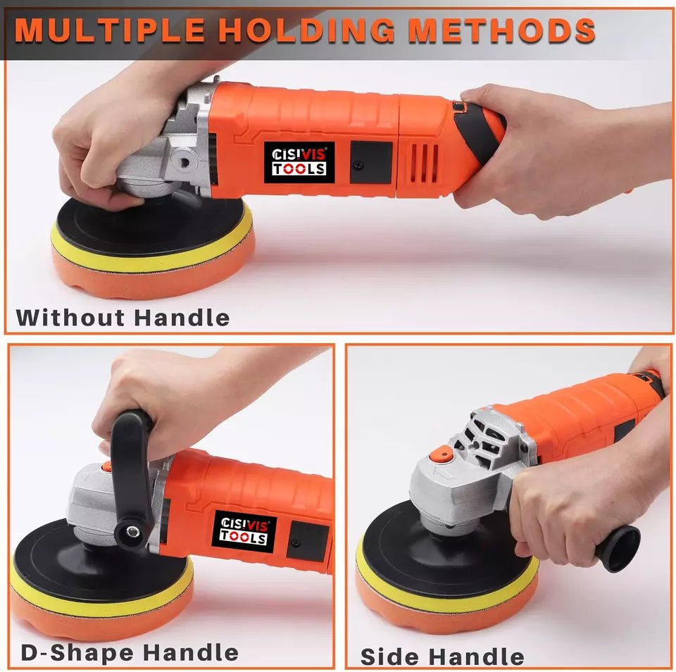 Профессиональная полировальная машина для авто и дерева