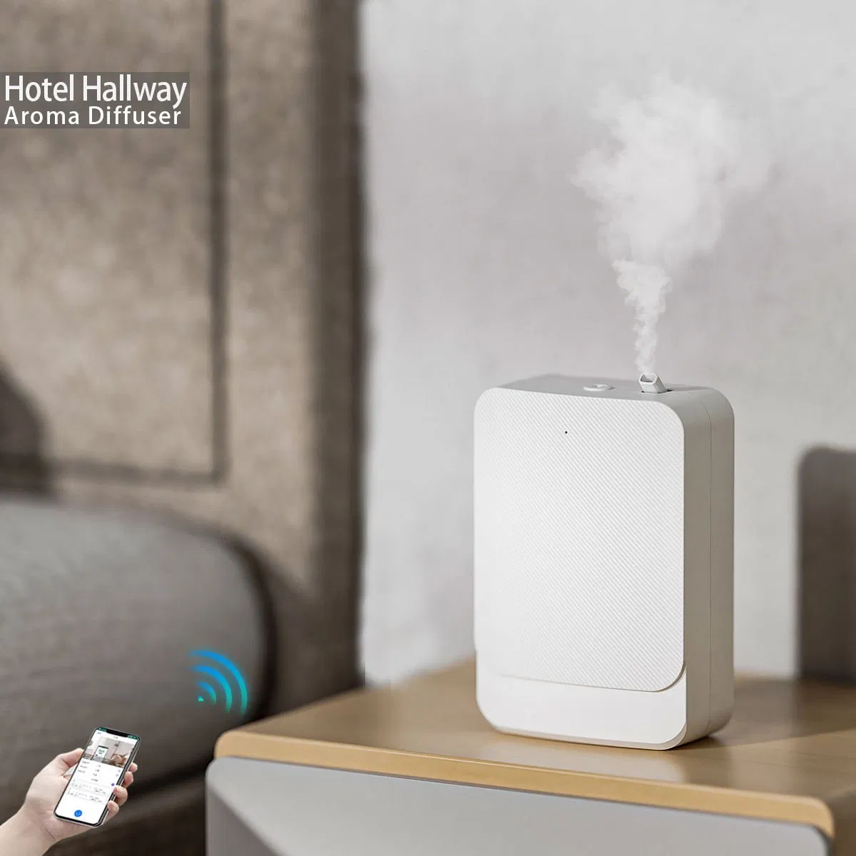 Wall Mounted Industrial Aroma Oil Diffuser and Humidifier Aroma Dispenser Machine Factory Custom Hotel Hallway Aroma Diffuser