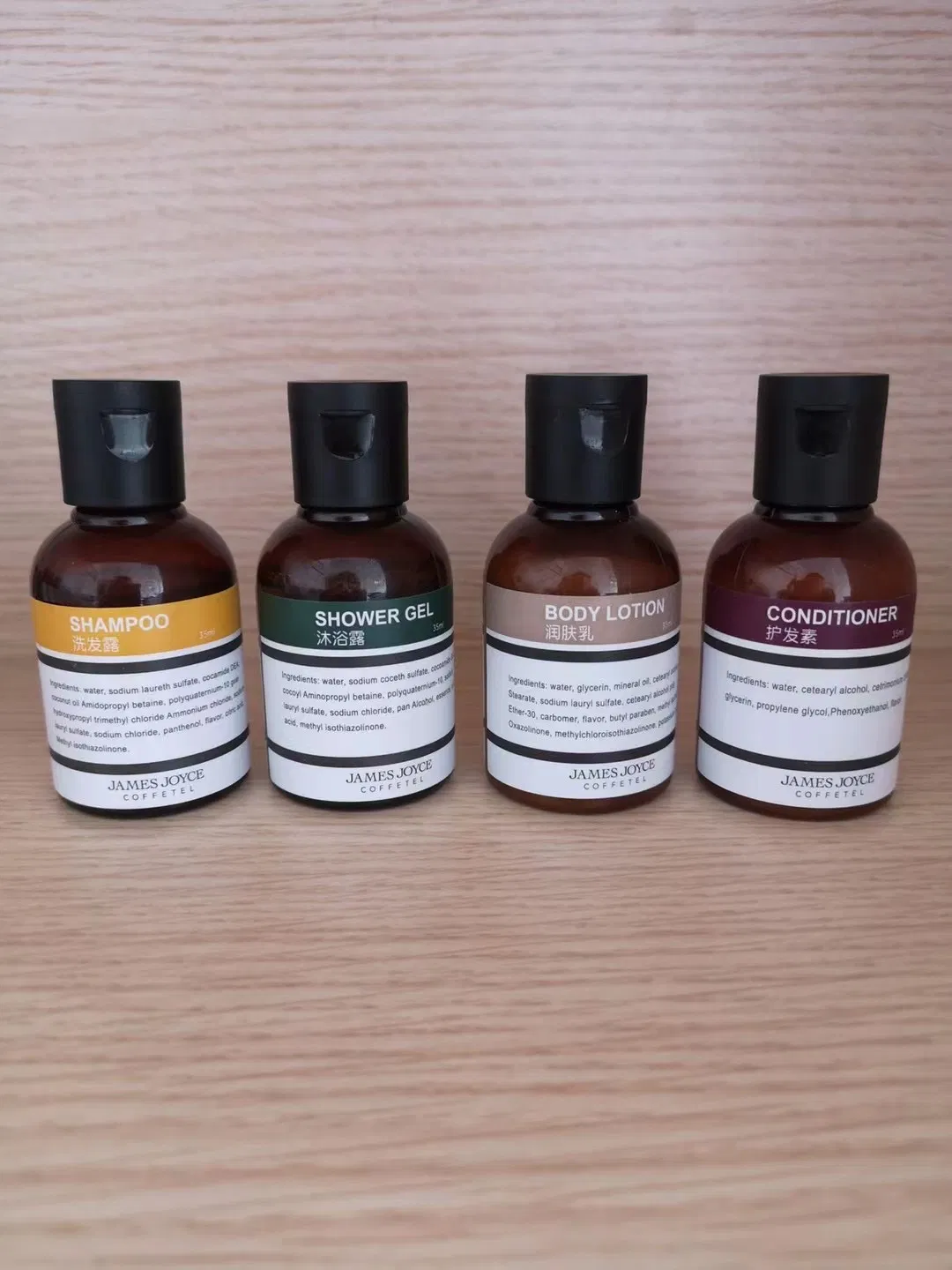 Hotel Shampoo in Pet Bottle with Printing Factory Price