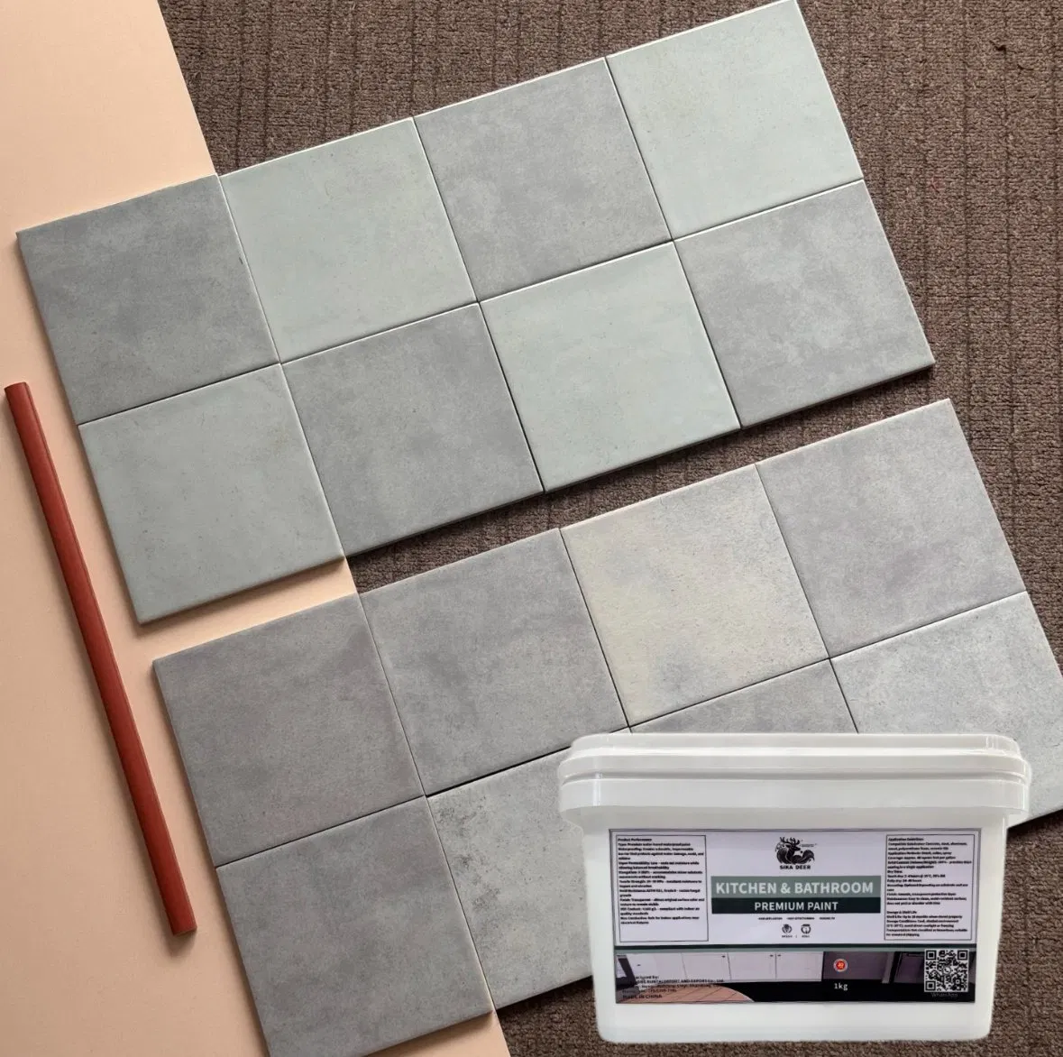 Transparent High-Quality Water-Based Waterproof Kitchen & Bathroom Coating for Tiles