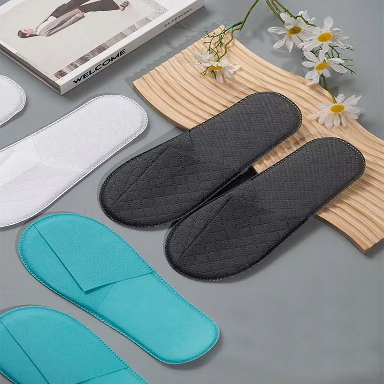 2024 New Disposable Skidproof Slippers Comfortable Non-Woven Fabrics Slippers for Airline
