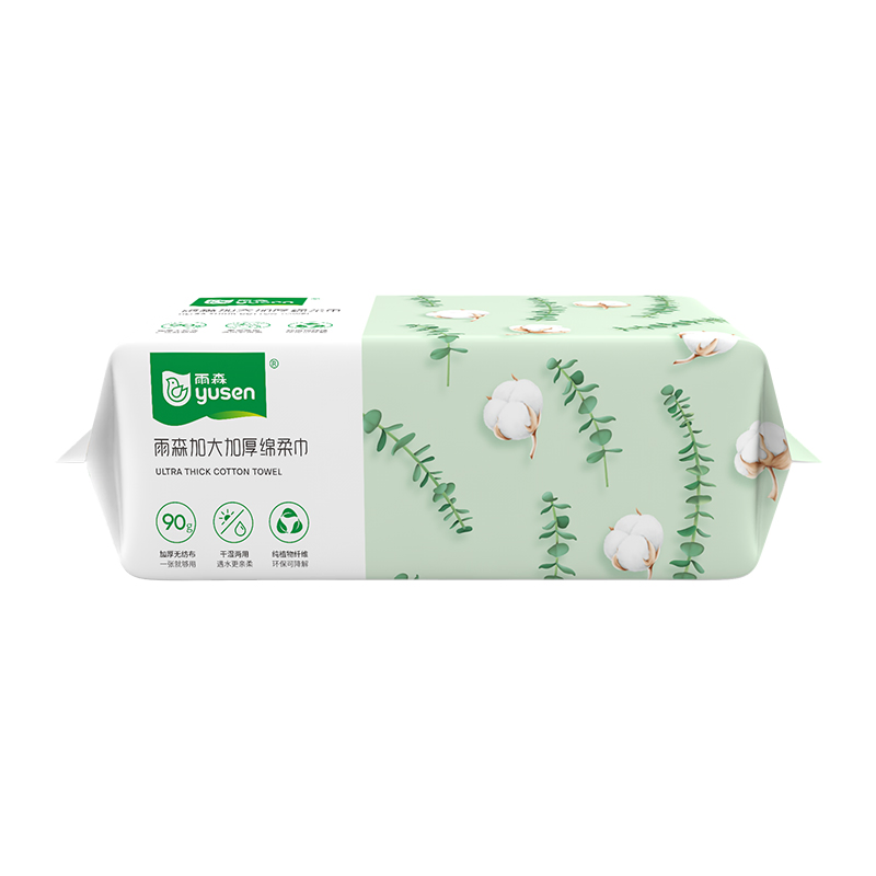 High-Quality Multi-Purpose Wet and Dry Face Paper Towel Factory Ready to Ship Cotton Tissue