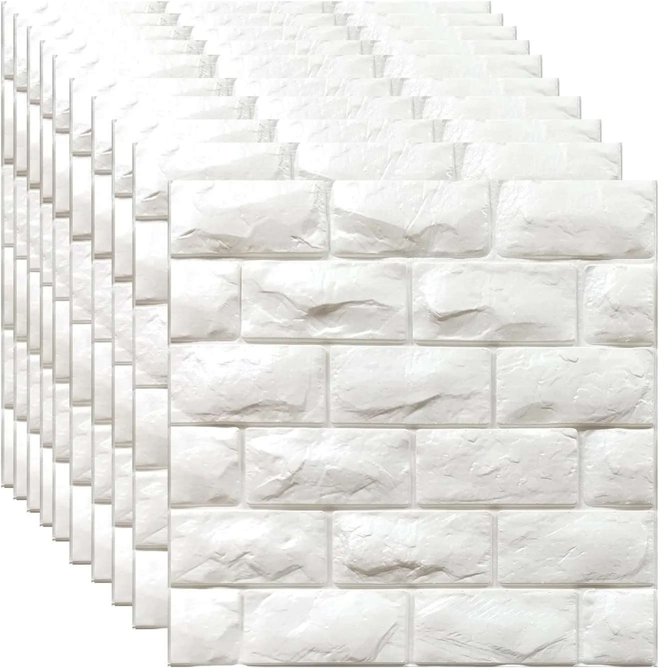 Premium Self-Adhesive Glue Brick Wallpaper Sticker with Hot Melt Glue for Bedroom Walls for Sale