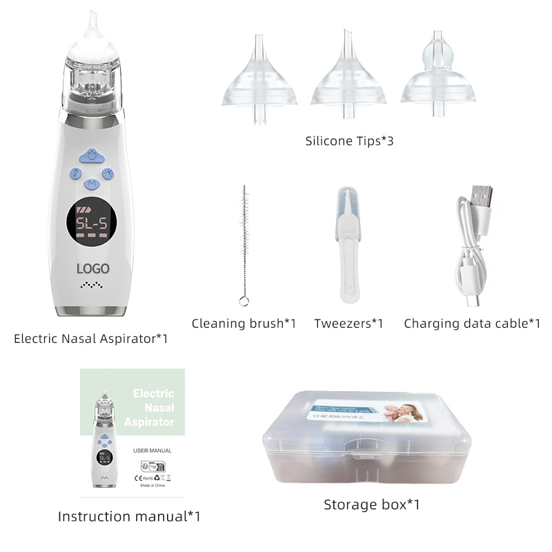 Wholesale Safety Rechargeable Baby Nose Cleaner Vacuum Electric Nasal Aspirator for Baby