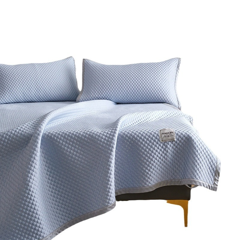 Wholesale Prices Simple Cool Feeling Ice Silk Washable Bedding Mat