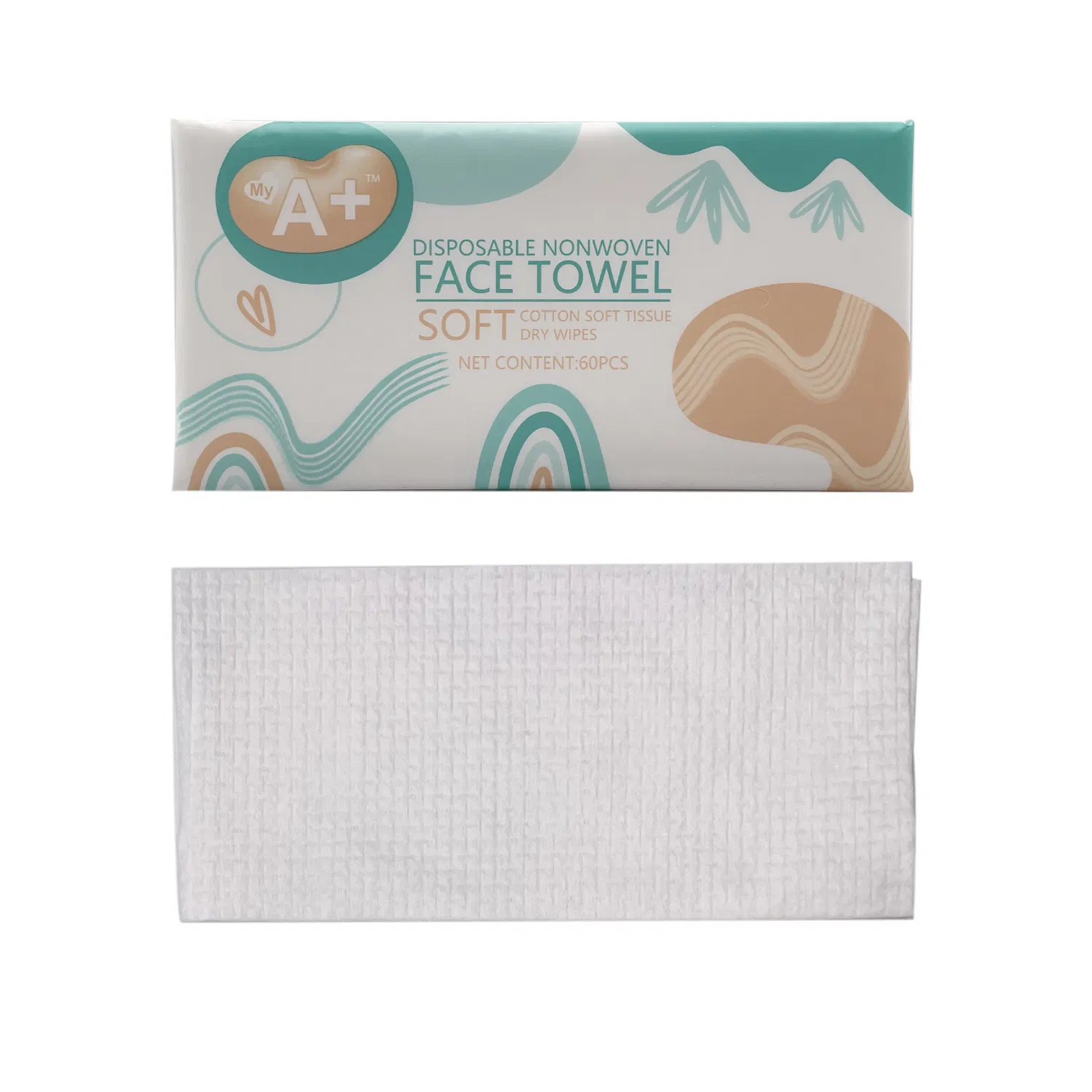 Manufacturer Good Quality Disposable Facial Pure Cotton Soft Organic Spunlace Non Woven Towel