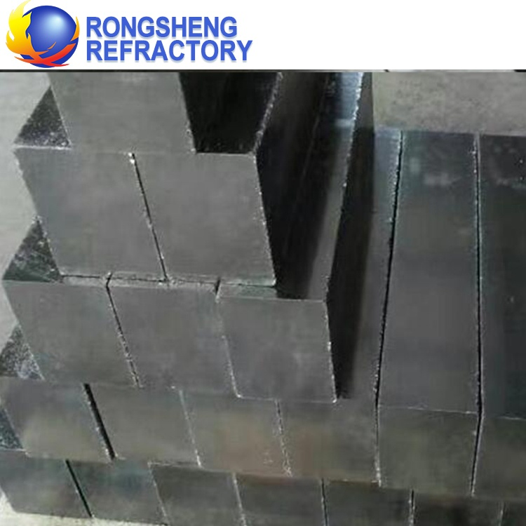 Fired Fused MGO Fire Bricks Refractory Magnesite Magnesia Carbon Brick for Glass Furnaces