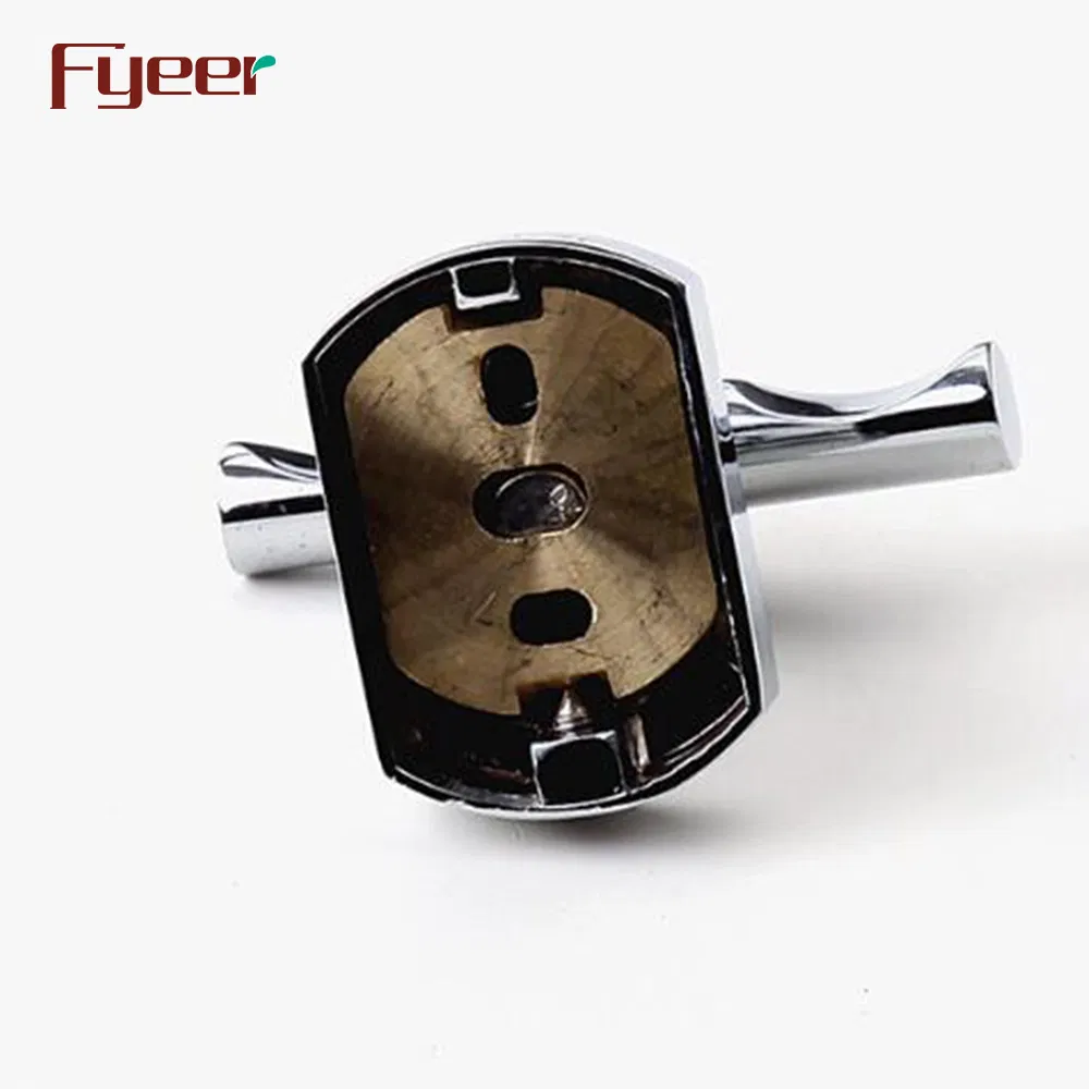 Двойной крючок для ванной Fyeer, латунь с хромом