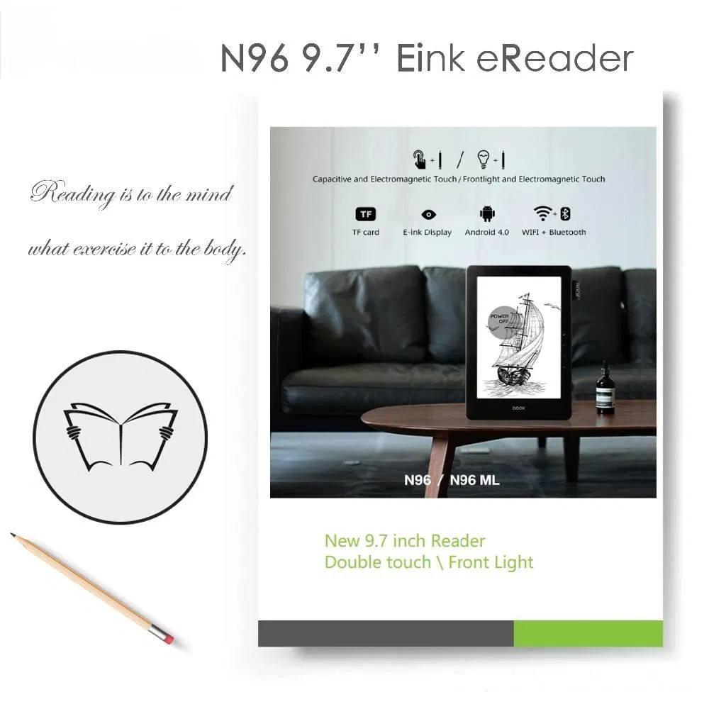 9.7 Inch Android Ebook Ereaders with Multi-Format