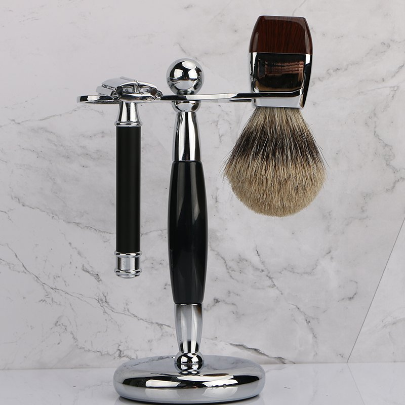 Zinc Alloy Wholesale Straight Razor Stand, Shaving Brush Stand