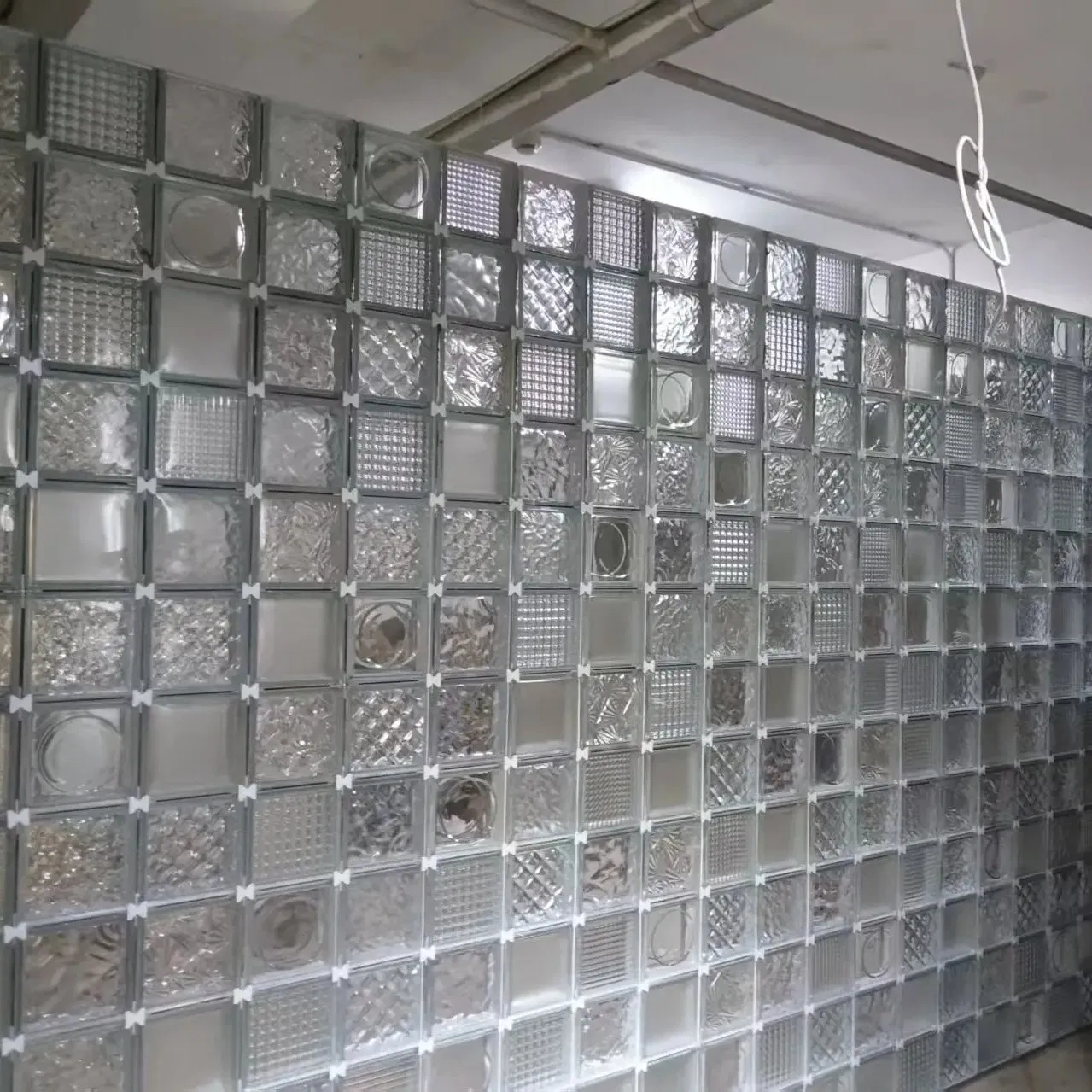 Popular Transparent Decorative Popular 190*190*80mm Glass Block Crystal Glass Bricks Hollow Glass Blocks