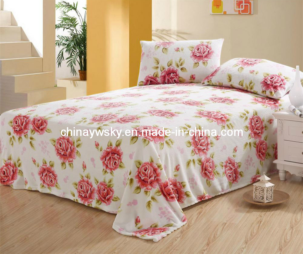 Super Soft Printed Coral Fleece Blanket