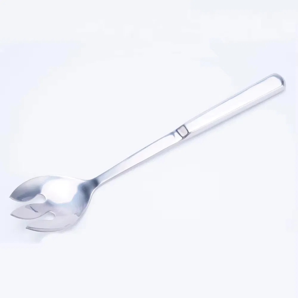Factory Wholesale 304 Stainless Steel Notched Serving Spoon Dishwasher Safe Hotels Restaurants