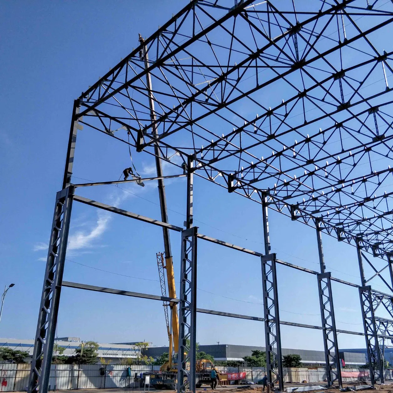 Light Metal Steel Structure Warehouse/Workshop/Building with Design Drawing