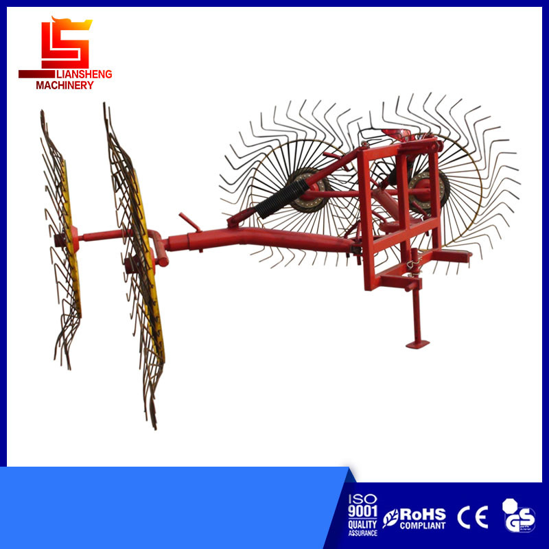 Finger Disc Rotary Rake Tractor Hay Rake Grass Collecting Machine