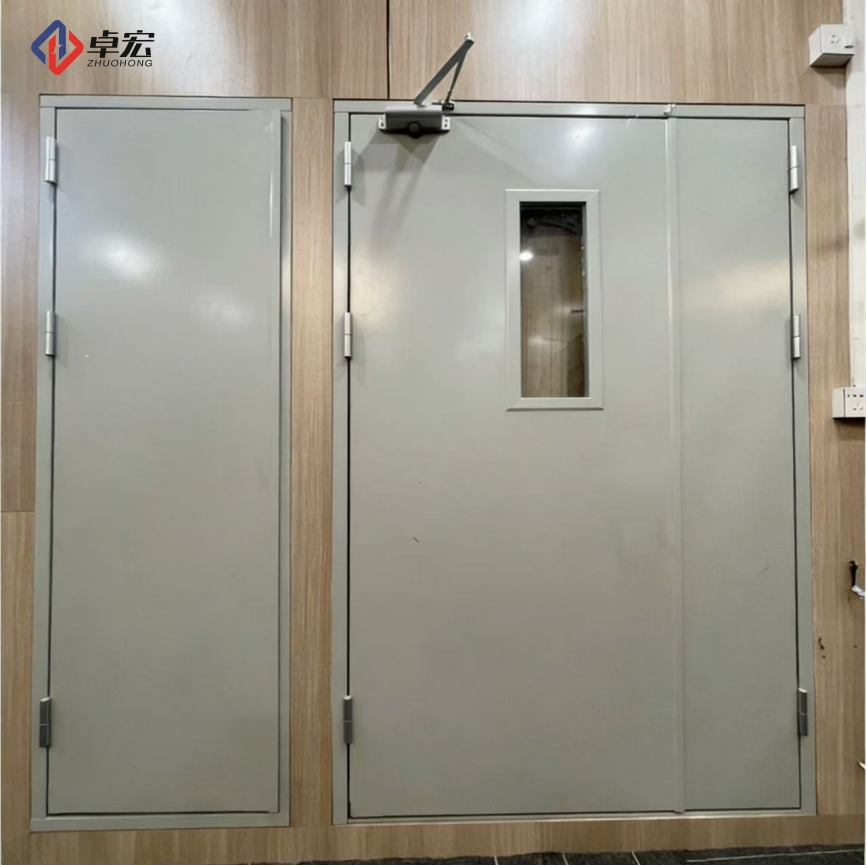 Heavy-Duty Stainless Steel Fire Door for Certified for Hotels & Offices