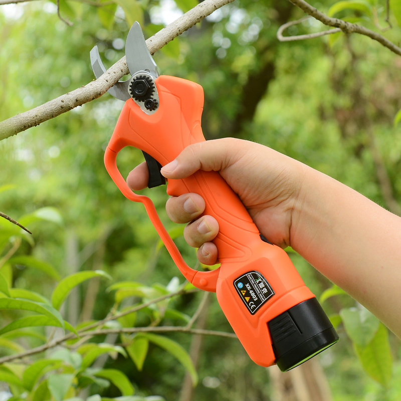 Cordless Pruner Cutter 25mm Electric Pruning Shears 16.8V Electric Cordless Pruning Shears