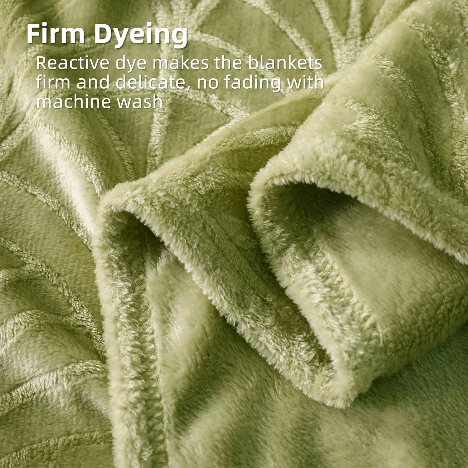 Плед флисовый Super Soft с листьями, 140x200 см