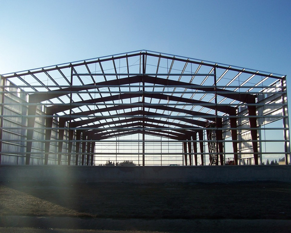 Prefabricated Light Weight Industrial Structure Steel Building Hangar Warehouse Workshop