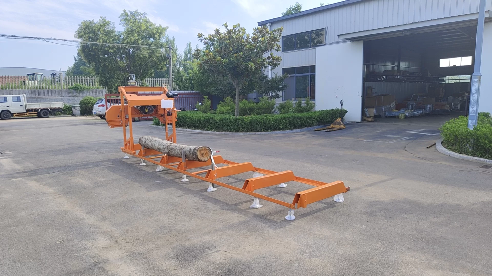 Пилорама ленточная мобильная электро/дизель