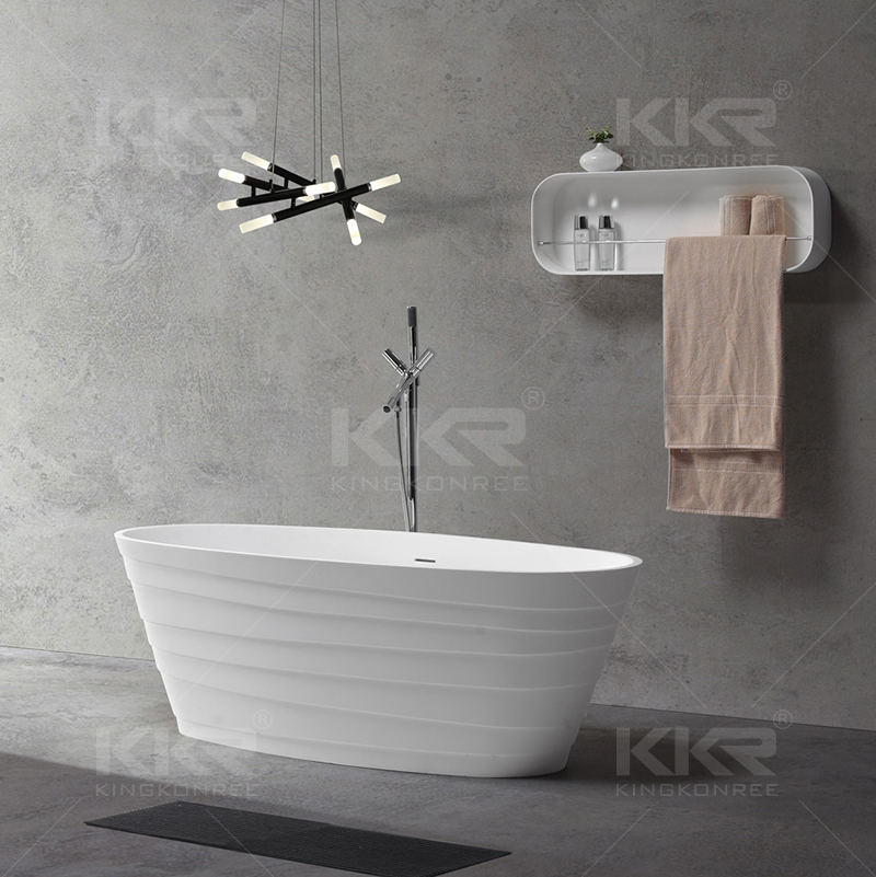 Ce Approved Luxury Acrylic Stone Resin Whirlpool Bath Tub for Hotel