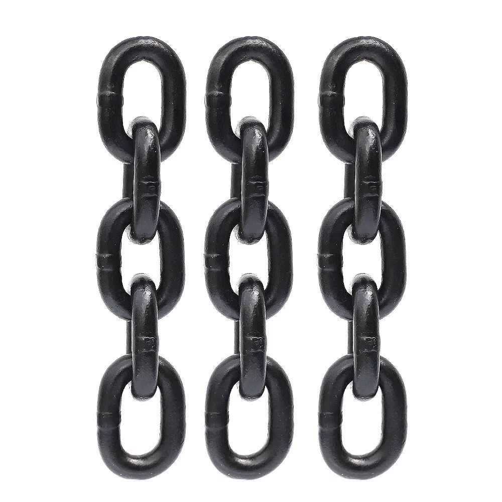 Цепь грузовая сварная G80/G100 из сплава, оцинкованная