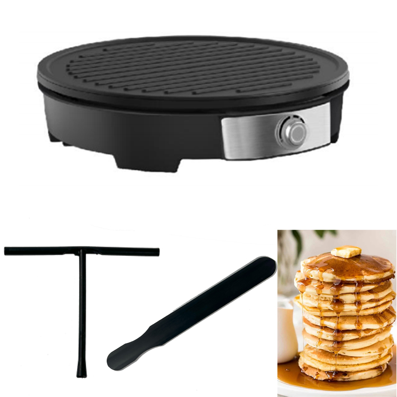 1500W Commercial-Grade Nonstick Electric Pancake Crepe Maker Household Application Machine Crepe Griddle