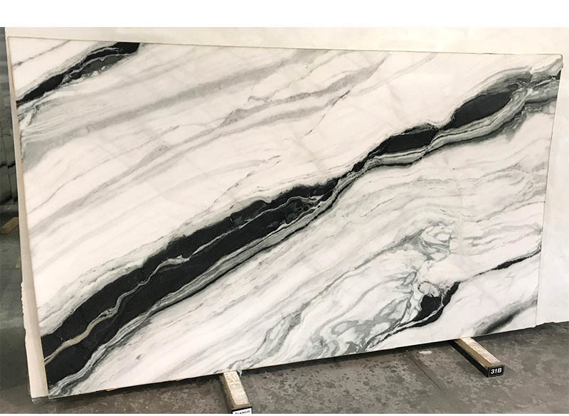 China Natural Polished Panda White Stone Marble for Bathroom/Wall/Flooring/Steps/Tiles