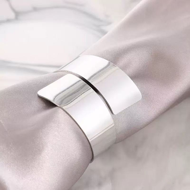 Hot-Selling Stainless Steel Hotel Napkin Ring and Tissue Holder with Elegant Design
