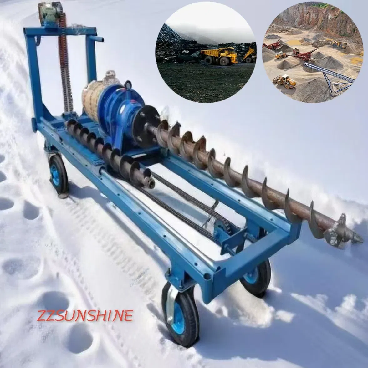 Post Hole Digger Earth Drill Auger Soil Hole Digging Drilling Machine Earth Auger Machine for Tree Planting