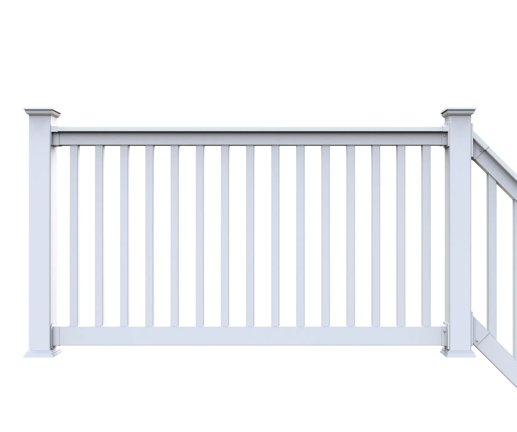 Vinyl Railing White Classic PVC Indoor/Outdoor Vinyl Railing Wholesale