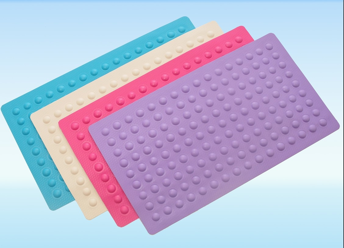 Eco-Friendly Anti Slip Waterproof Natural Rubber Shower Bath Mat for Baby