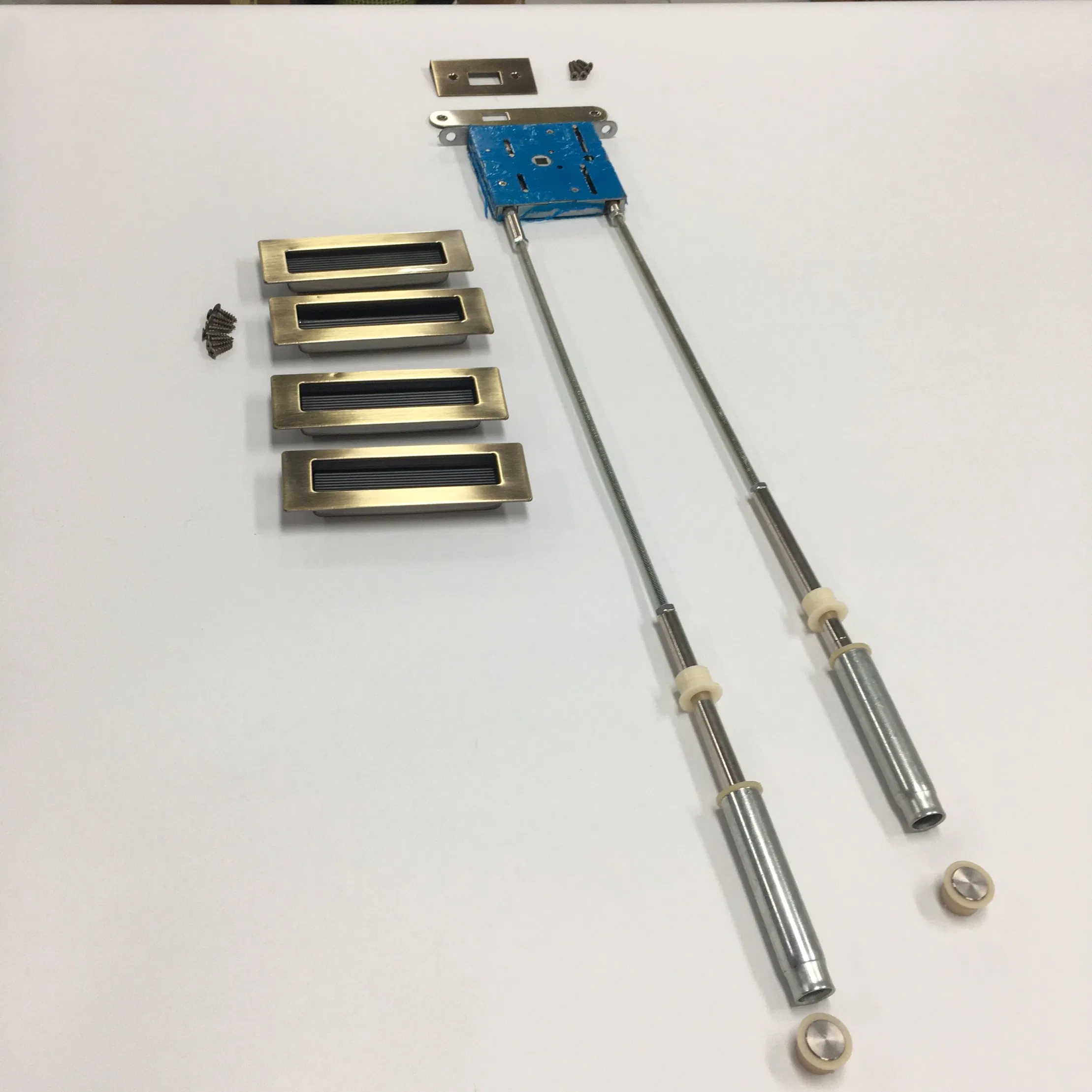 Stainless Steel Aluminum Alloy Folding Door Lock Accessories for Room Door and Windows