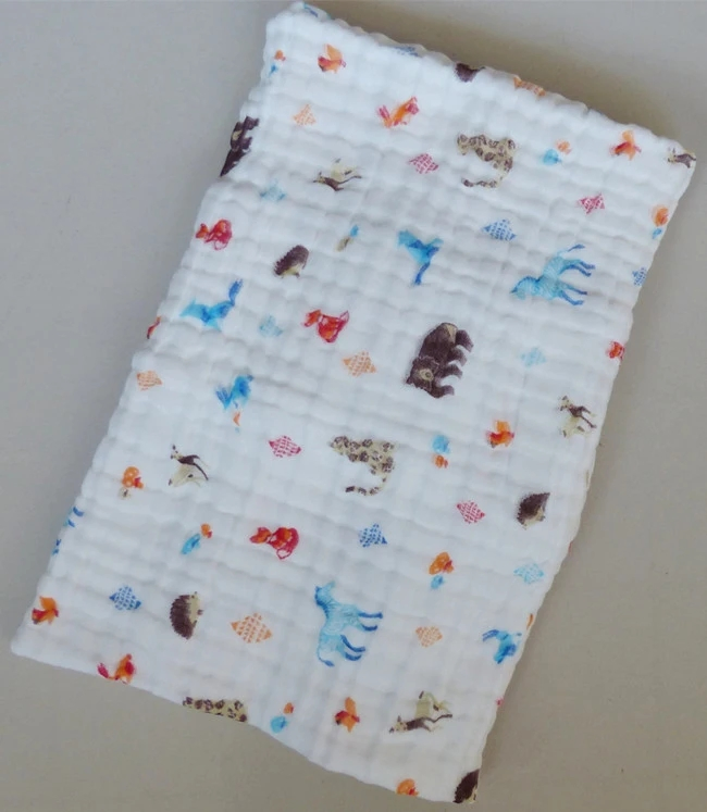 Supersoft & Breathable Pre-Washed Cotton Muslin Baby Blanket