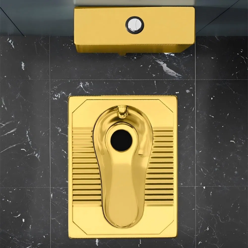Hotel Prison Engineering Toilet Stainless Steel Squat Toilet 304 Squat Toilet