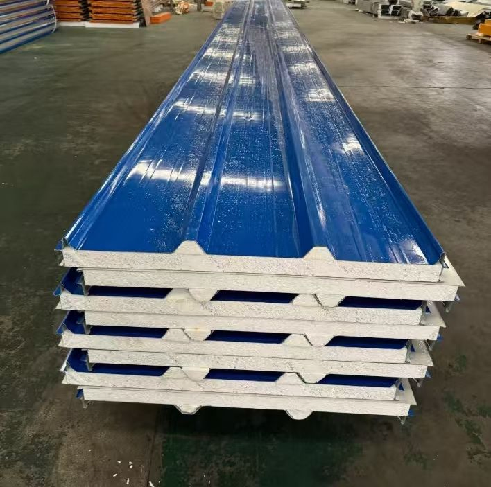EPS Doubled-Sided Color Steel Plate Wall and Roof Sandwich Panel for Buildings