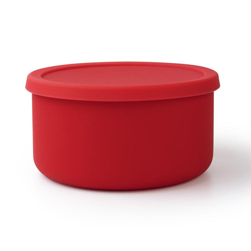 Innovative Collapsible Silicone Lunch Box for on-The-Go Meals
