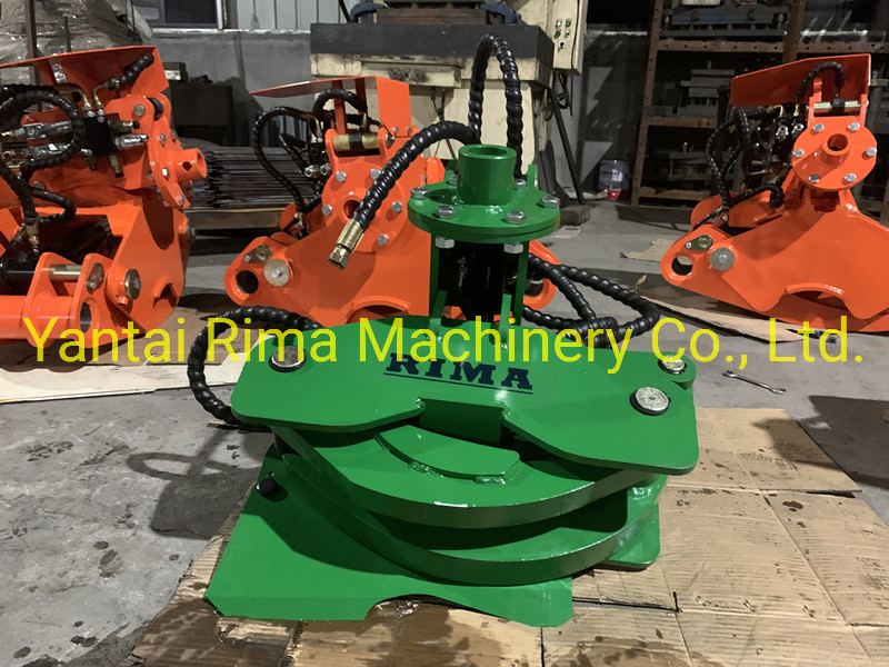 Wood Grapple Metal Tree Bunch Pruning Shear for Excavator / Skid-Steer Loader