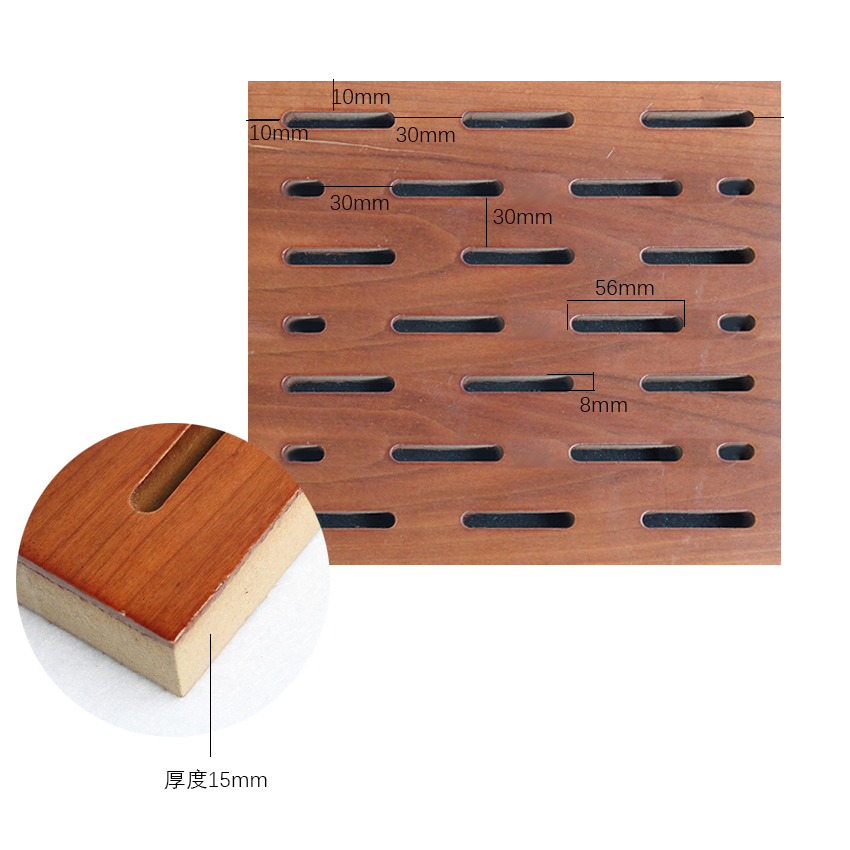 Slot Wall MDF Wood Timber Acoustic Wooden Ceiling Panel