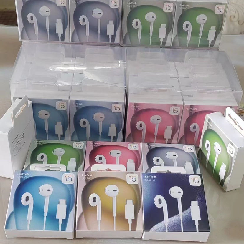 New Model Suitable for Apple 15 Earphones USB-C Wired Headphones Universal Typec Digital Headphones Support Call Line Control