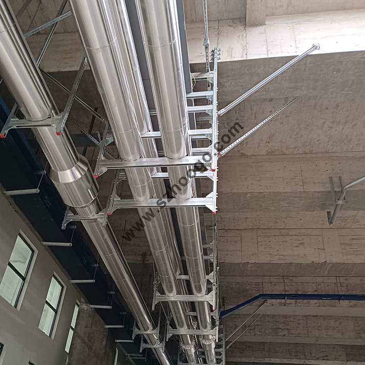 Stainless Steel Bolted Pipe Clip Galvanized Pipeline Bracket Q235B Pipe Clamps