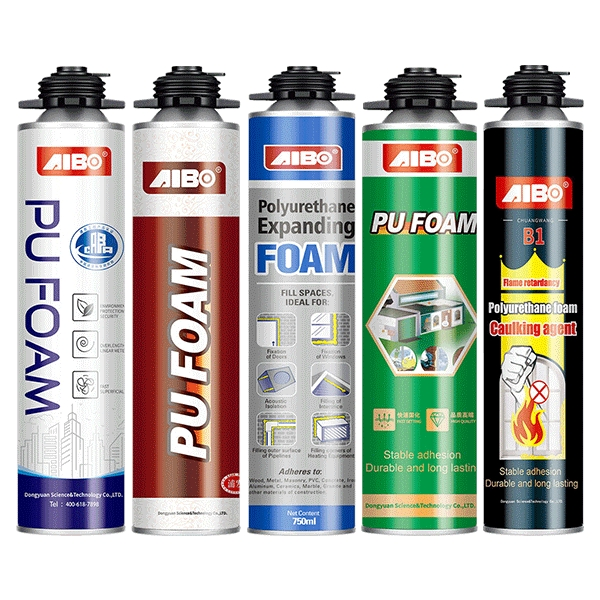 Efficient One Component 750ml B1 Waterproof Expanding Foam for Fiber & Garment Industry