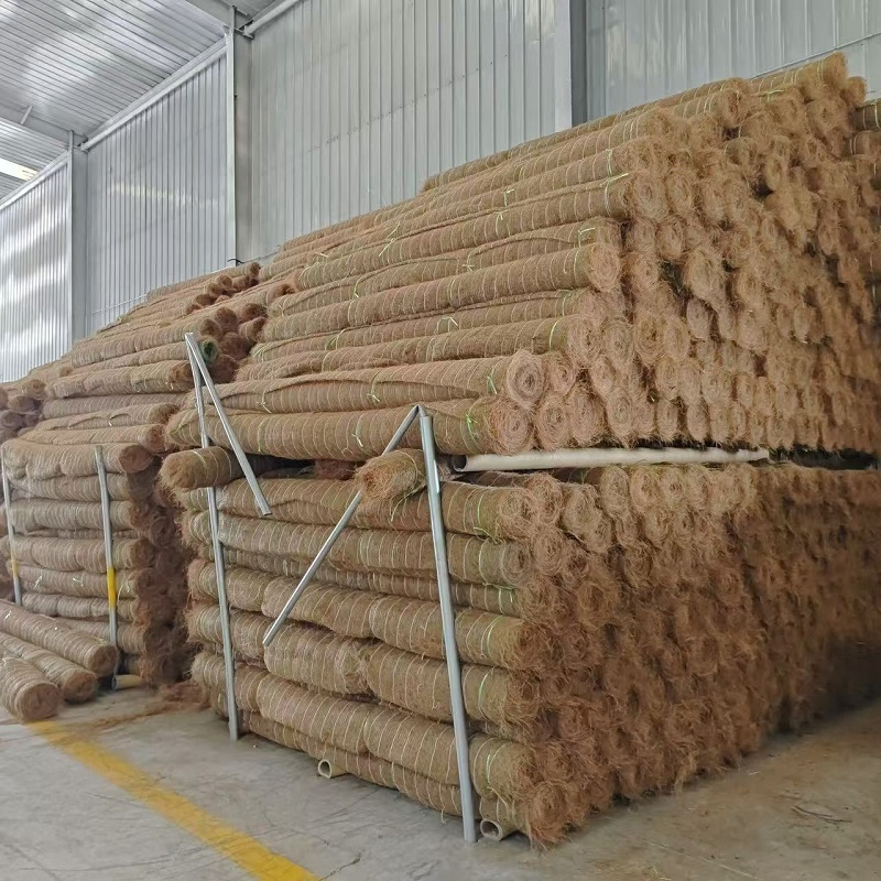 Factory Price Coco Coir Geotextile Mats Erosion Control Blanket Coconut Fiber Mat