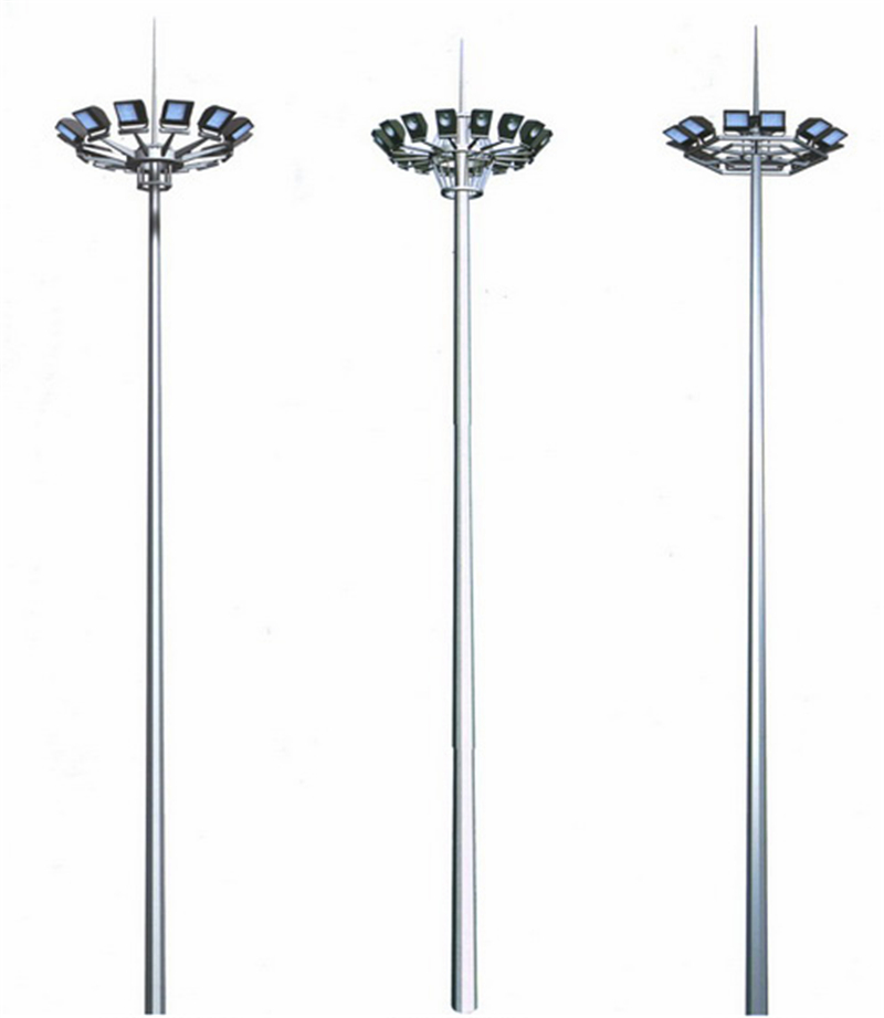 Hepu Solar Lamp Pole Steel Pole High Mast