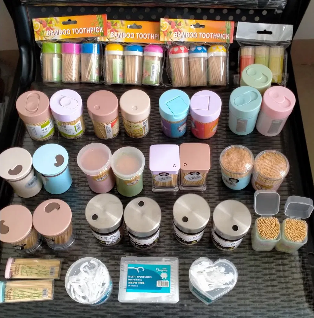 Food-Contact Grade Eco-Friendly Biodegradable Disposable 100% Natural Bamboo Toothpick Wooden Toothpick