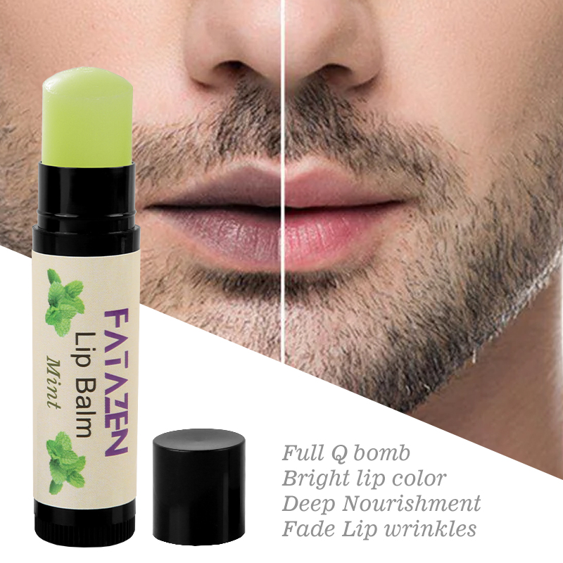 Deep Nourishment Fade Lip Wrinkles Moisturizing Non-Greasy Natural Minty Lip Balm