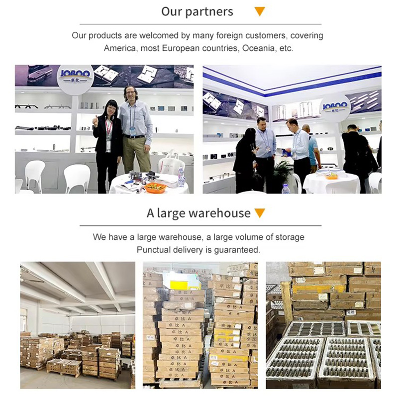 Modern Brushed Nickel Shower Door Hardware Set for Hotel Bathrooms