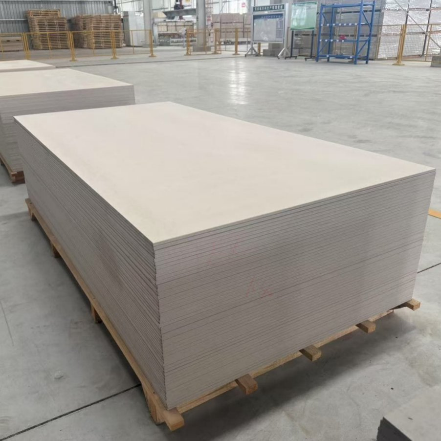 Insulation Gray Wall Slab Construction Plate Calcium Silicate Sandwich Flat Integrated Panel Ceiling Sheet Cement Fiber Board for Prefabricated House