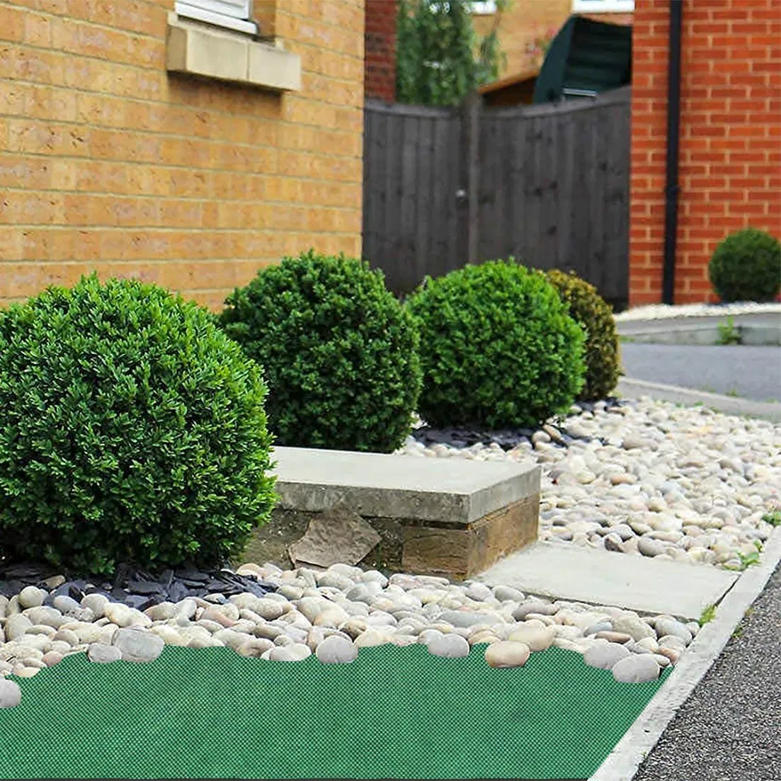 Woven Geotextile Fabric for Driveway and Road Stabilization, Construction Underlayment, Erosion Control, Commercial Grade 50 Year for Gravel Roads and Pavers